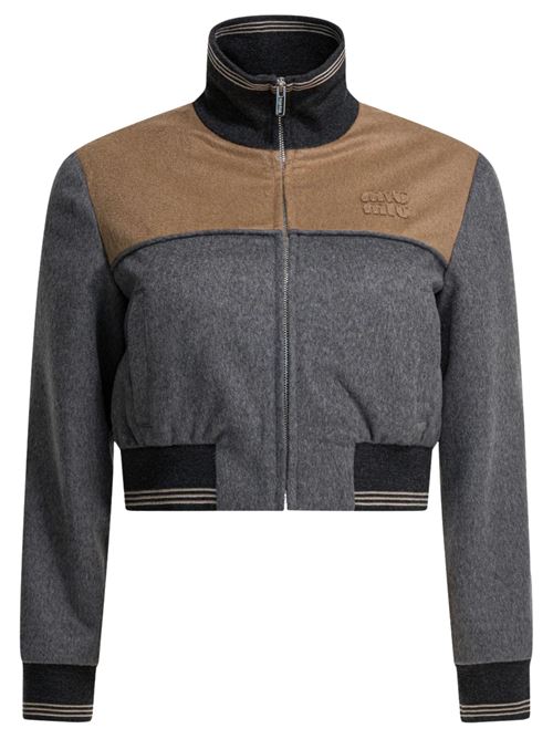 Bomber crop MIU MIU | ML141318ZMF0LPX